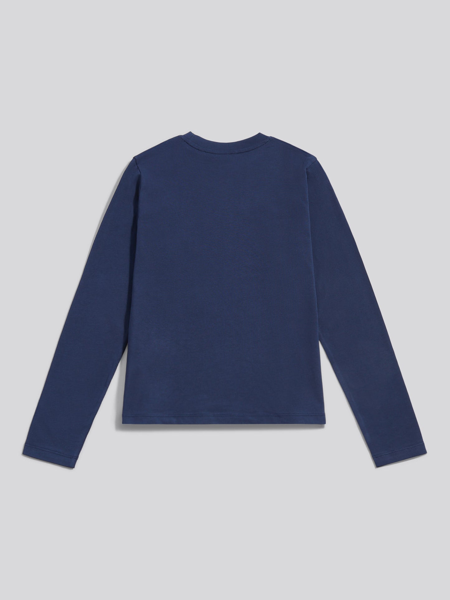 Womens Long Sleeve Pocket T-Shirt in Navy Iris