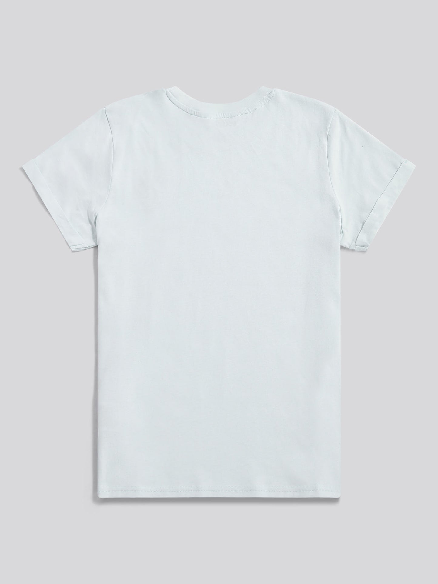 Womens Large Tonal Double Horsemen T-Shirt in Ballad Blue