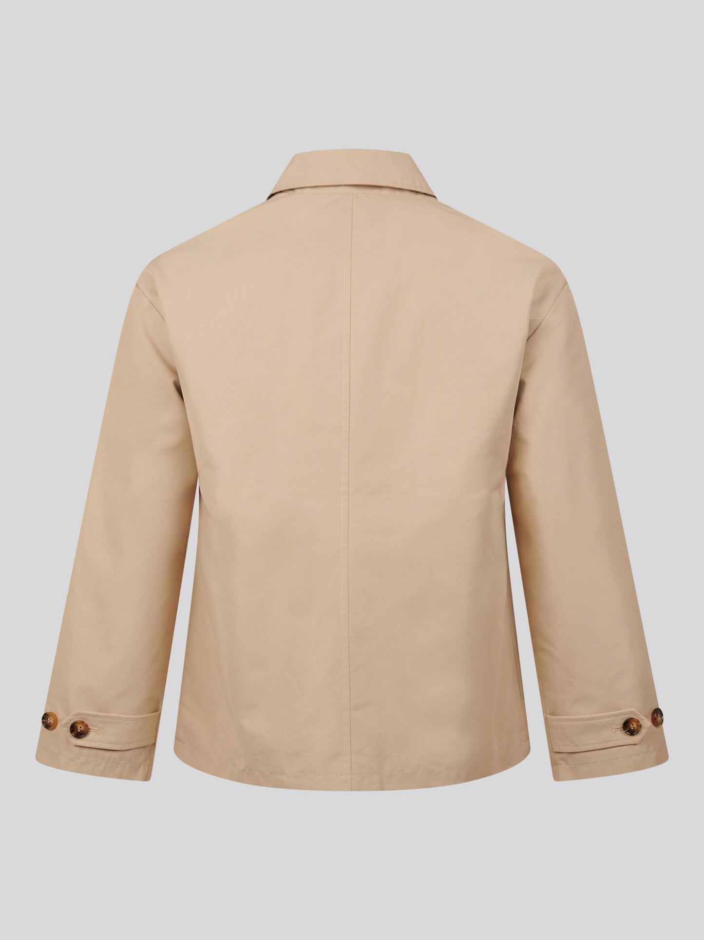 Womens Water Resistant Short Trench Coat Irish Cream