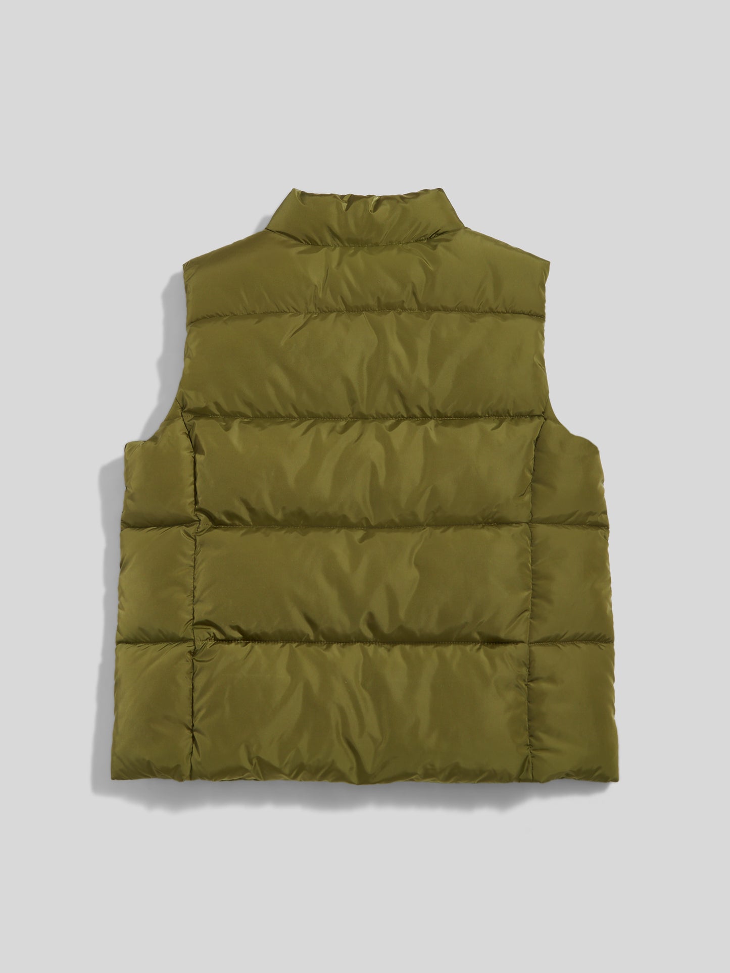 Womens Lightweight Puffer Gilet Olive Branch