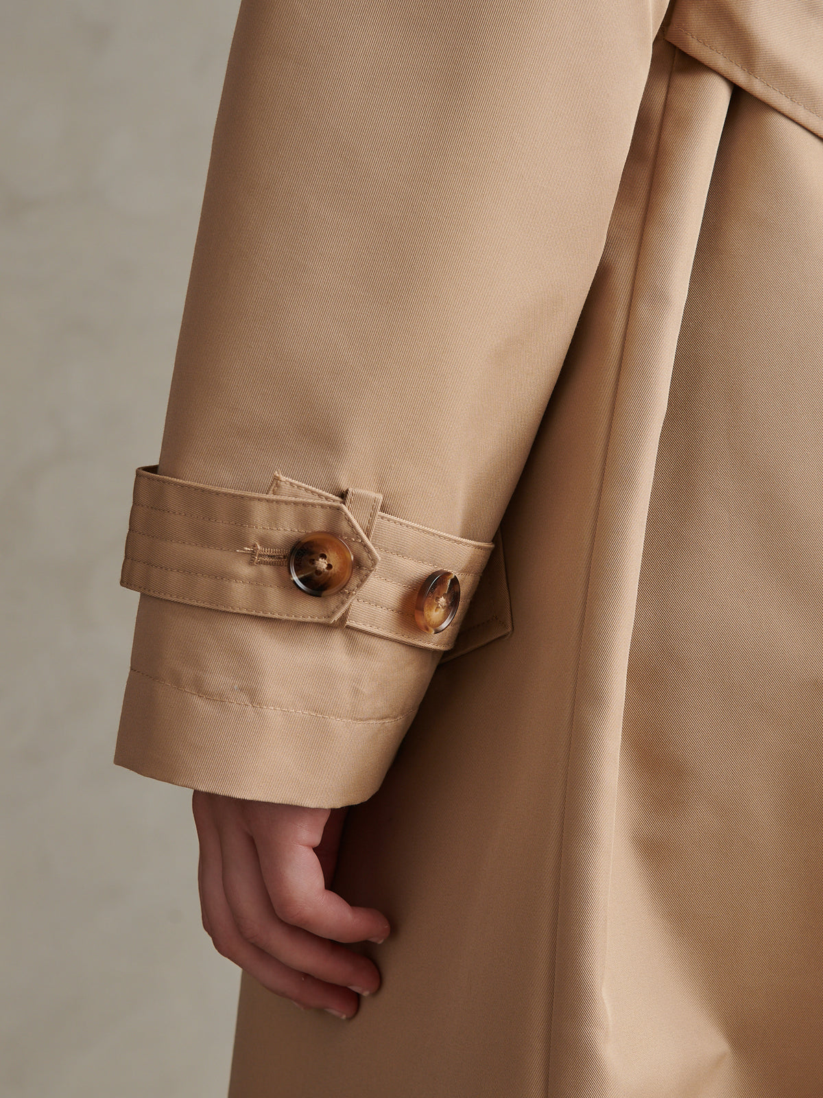 Womens Double Breasted Belted Trench Coat Incense
