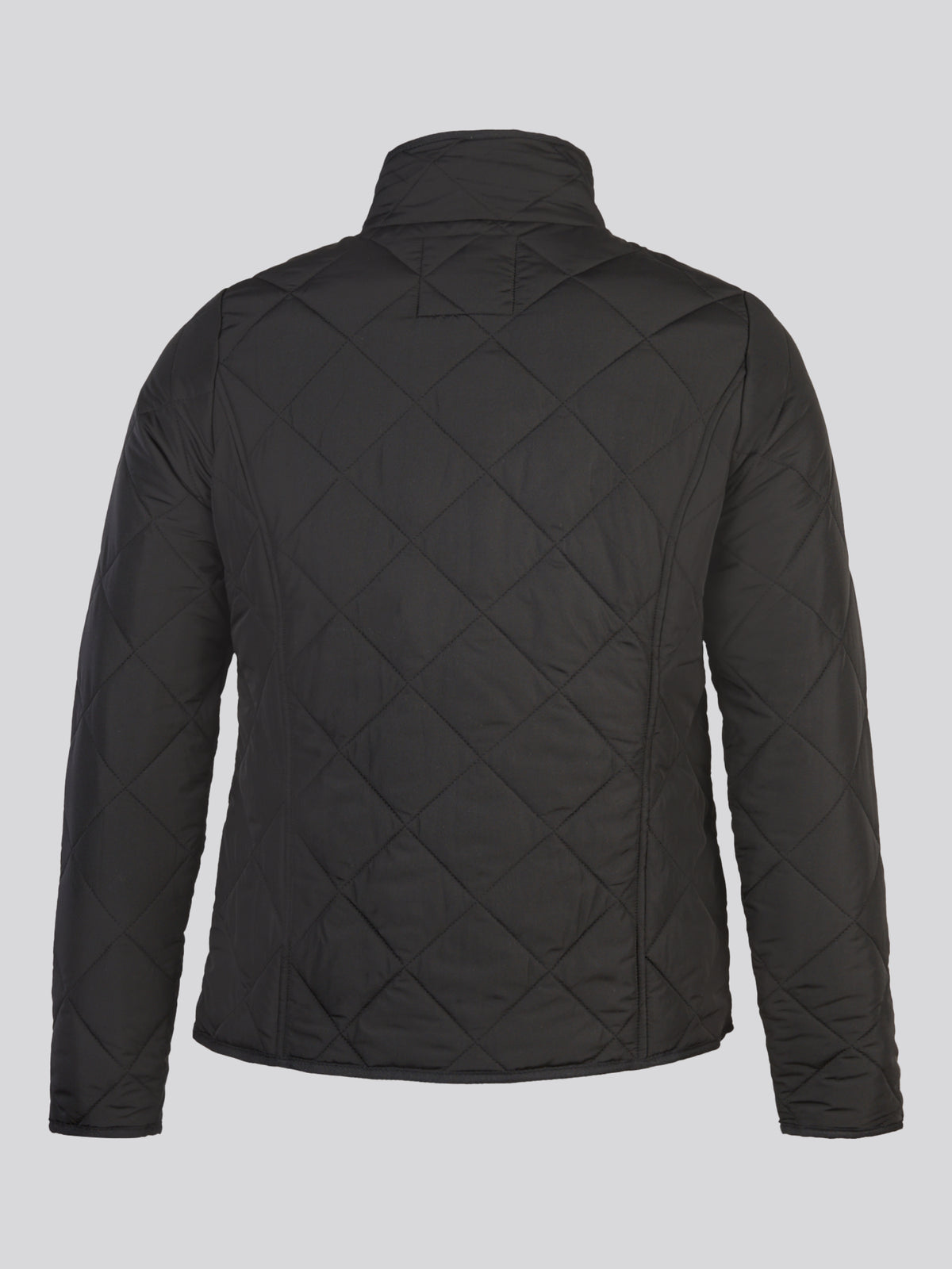 Womens Diamond Quilted Jacket Black