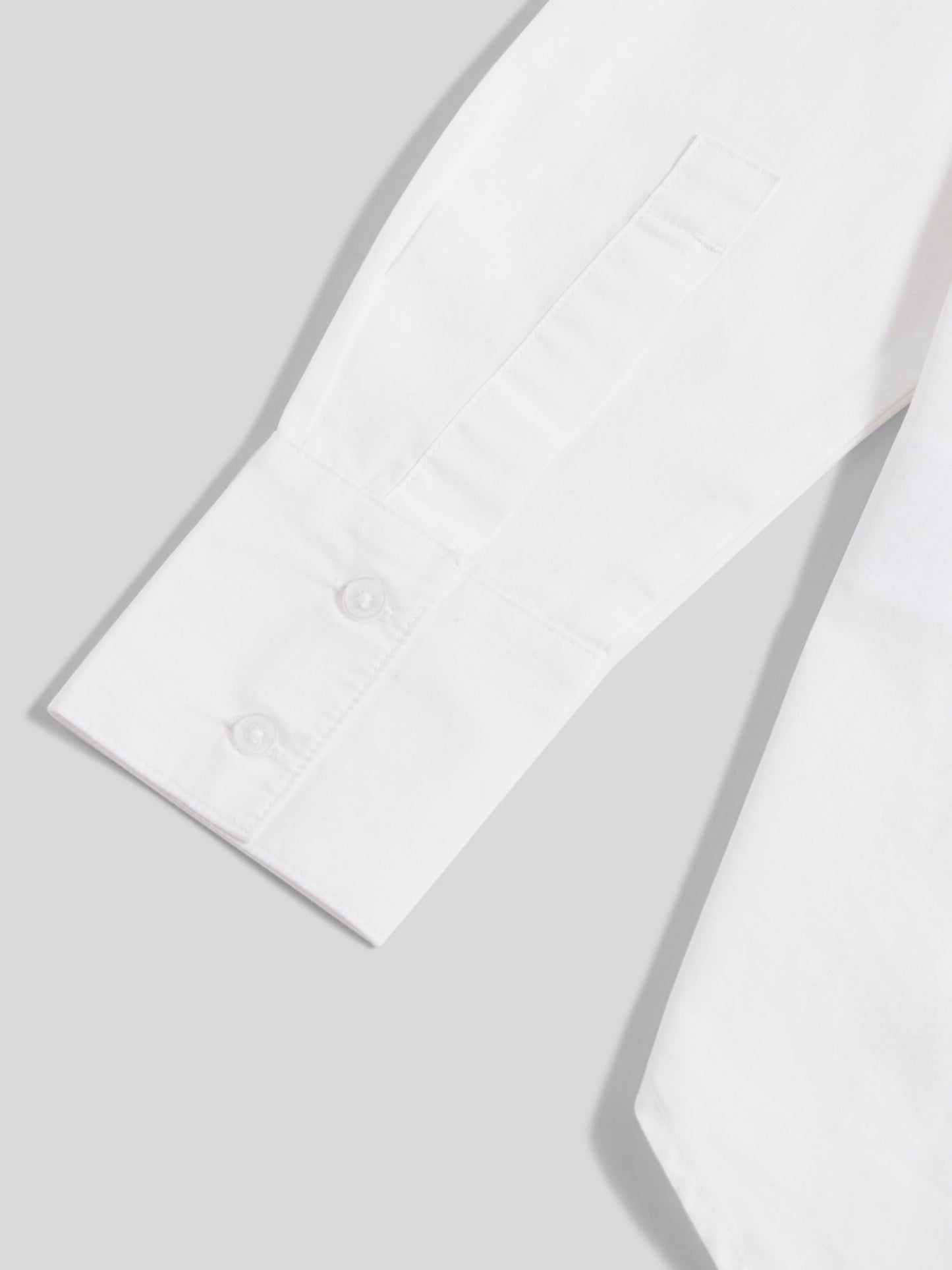 Womens Cotton Poplin Loose Fit Shirt Bright White