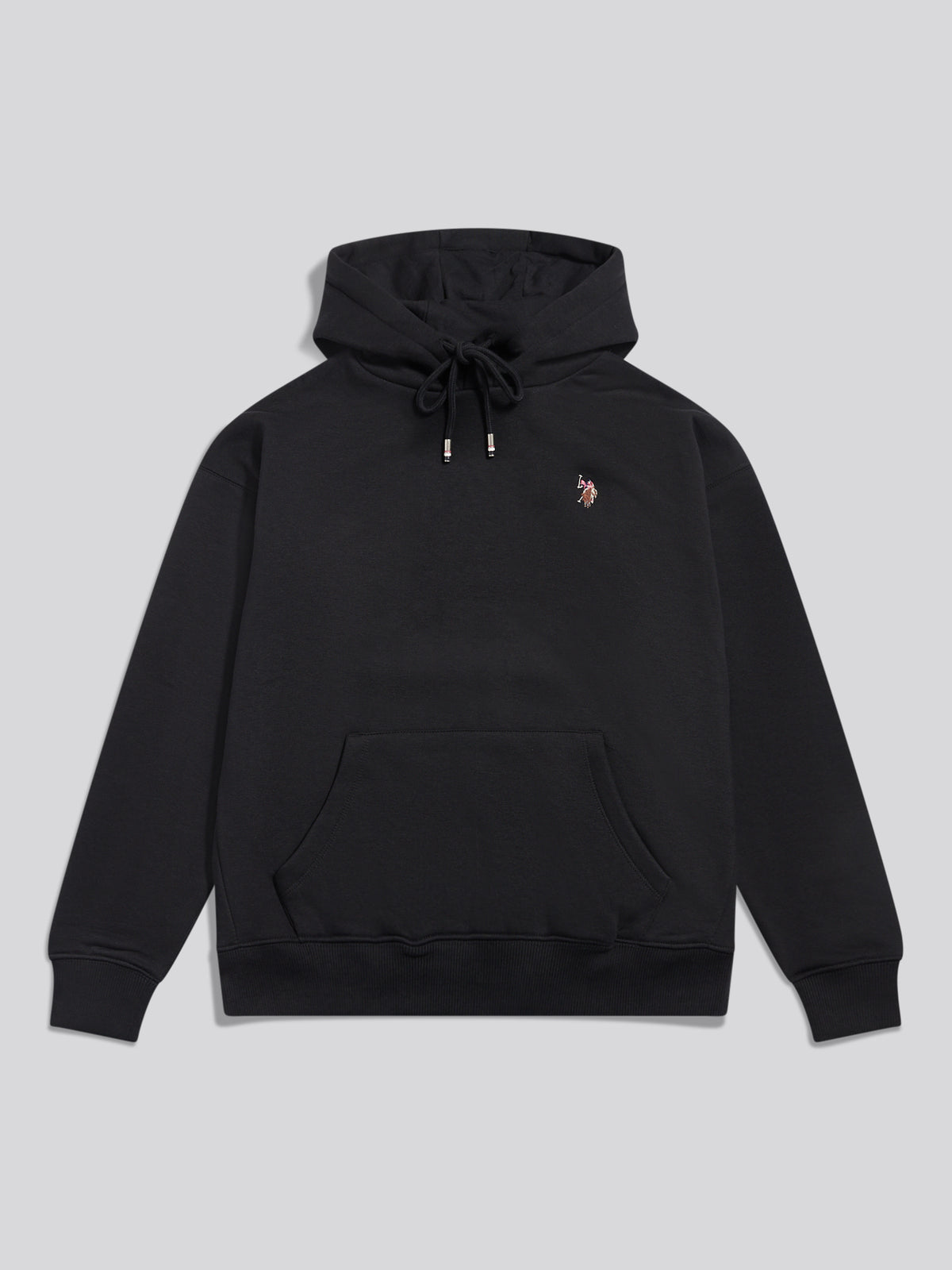 Womens Double Horsemen Hoodie Black