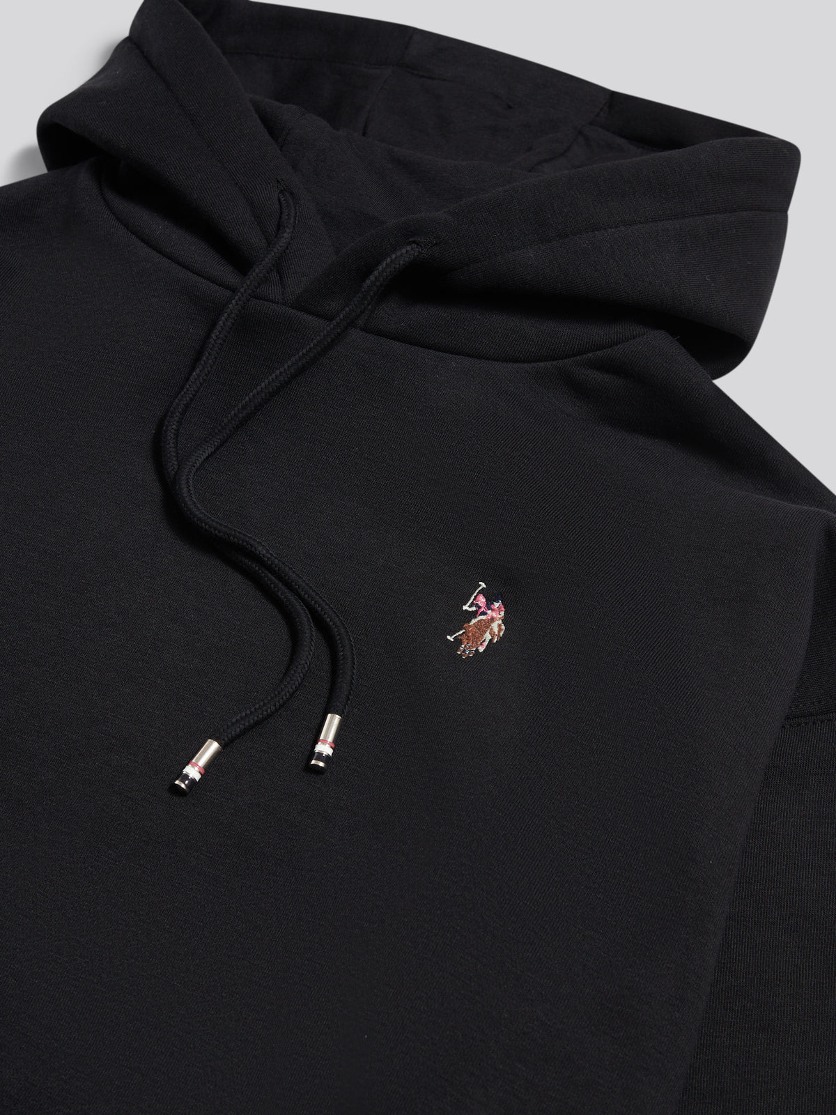 Womens Double Horsemen Hoodie Black
