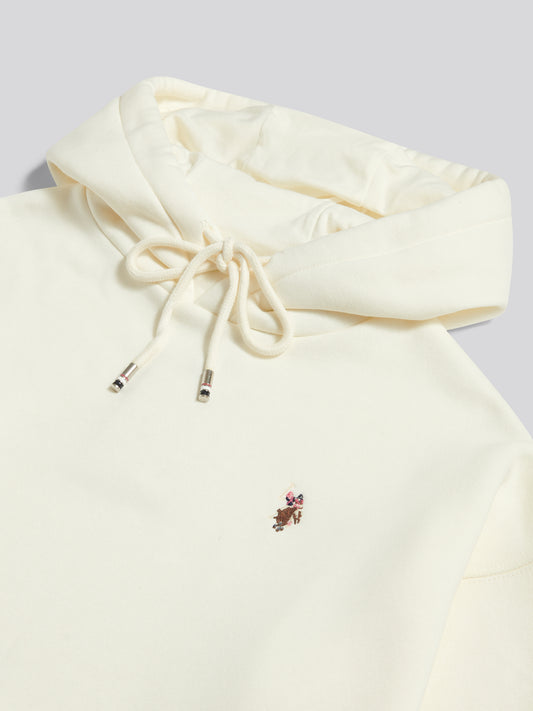 Womens Double Horsemen Hoodie Marshmallow