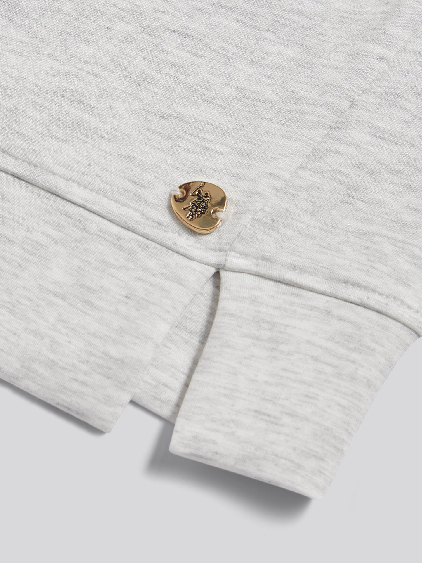 Womens Half Zip Sweatshirt Light Grey Marl WUP