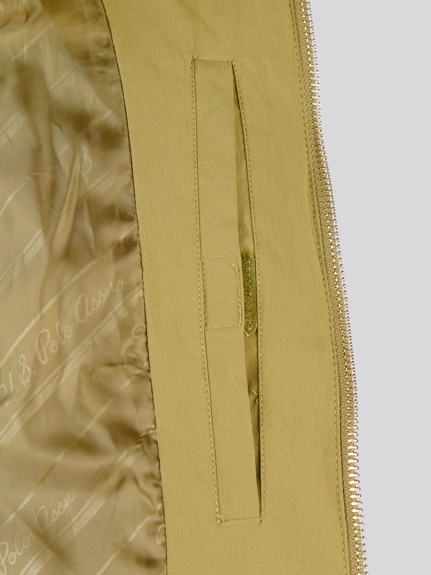 Womens Short Puffer Jacket Olive Branch
